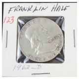 1962-D Franklin half dollar