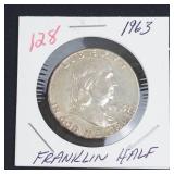 1963-D Franklin half dollar
