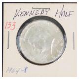 1964 Kennedy half dollar