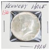 1964 Kennedy half dollar