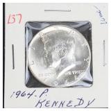 1964 Kennedy half dollar