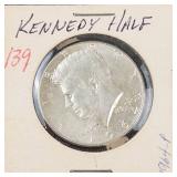 1964 Kennedy half dollar