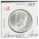 1964 Kennedy half dollar