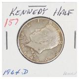 1964-D Kennedy half dollar