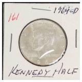 1964-D Kennedy half dollar