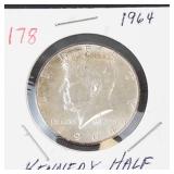 1964 Kennedy half dollar