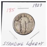 1929 Standing Liberty quarter