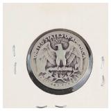 1934 Washington silver quarter
