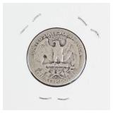 1936-D Washington silver quarter