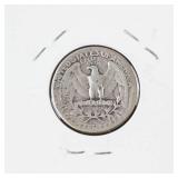 1937 Washington silver quarter