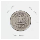 1939-D Washington silver quarter