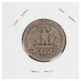 1940 Washington silver quarter