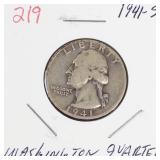 1941-S Washington silver quarter
