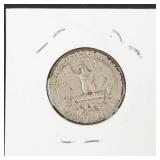 1949 Washington silver quarter