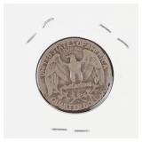 1951-S Washington silver quarter