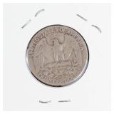1952-S Washington silver quarter