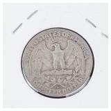 1956-D Washington silver quarter