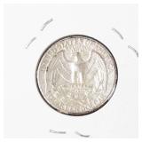 1963 Washington silver quarter