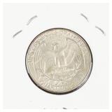 1964-D Washington silver quarter (cud D)