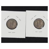 1924, 1924-D Mercury dimes