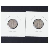 1925, 1929 Mercury dimes