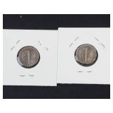 1935, 1936-S Mercury dimes