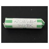 1 roll of 50 silver Roosevelt dimes