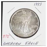 1993 American Eagle . 1 oz silver