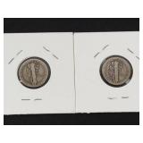 1919, 1919-S Mercury dimes