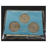 1979 P,D,S Susan B Anthony  3 coin set: Littleton packaging