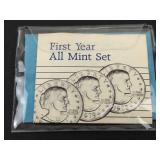 1979 P,D,S Susan B Anthony  3 coin set: Littleton packaging