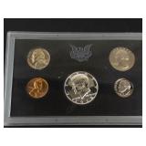 1968-S US Mint Proof set. 40% silver half no outer box