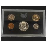 1968-S US Mint Proof set. 40% silver half no outer box