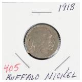 1918 Buffalo nickel