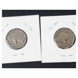 1919, 1920 Buffalo nickels