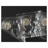 3) Liberty nickels: 1905, 1909, 1910 and 3) 1936 Buffalo nickels in Littleton packaging