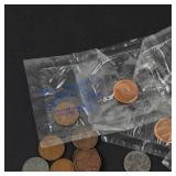 1 bag of 50 mixed date wheat cents: 9 in Littleton packaging, 16 steel cents some uncirculated