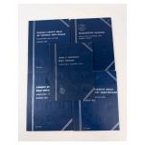9 empty Whitman folders