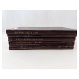 6 empty vintage Dansco albums