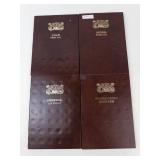 6 empty vintage Dansco albums