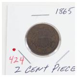 1865 2 cent piece