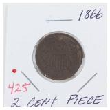 1866 2 cent piece