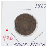 1867 2 cent piece