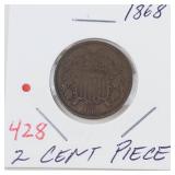 1868 2 cent piece