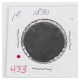 1830 US Large cent