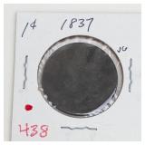 1837 US Large cent