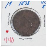 1838 US Large cent