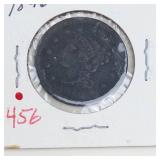 1846 US Large cent with some corrosion