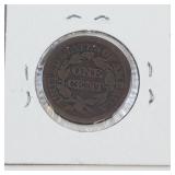 1847 US Large cent