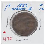 1856 US Large cent, upright 5